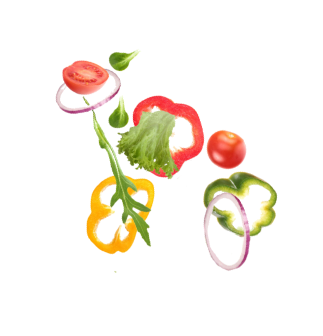 pimientos volando